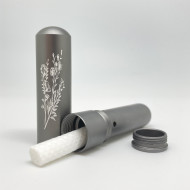 Stick inhalateur d'huiles essentielles gris