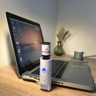 Diffuseur d’huiles essentielles par ultra-nébulisation avec port USB
